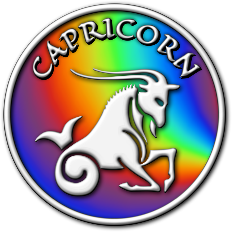 Capricorn Zodiac Astrology Astrological Sign Computer - Astrological Sign (750x750), Png Download