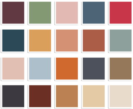 Soft Heart Color Palette - Sims 4 Poppy Skirt (500x417), Png Download