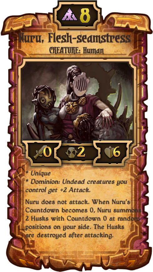 278 Nuru, Flesh-seamstress 266 Stitcher 268 Blade Husk - Caller's Bane Husk (501x870), Png Download