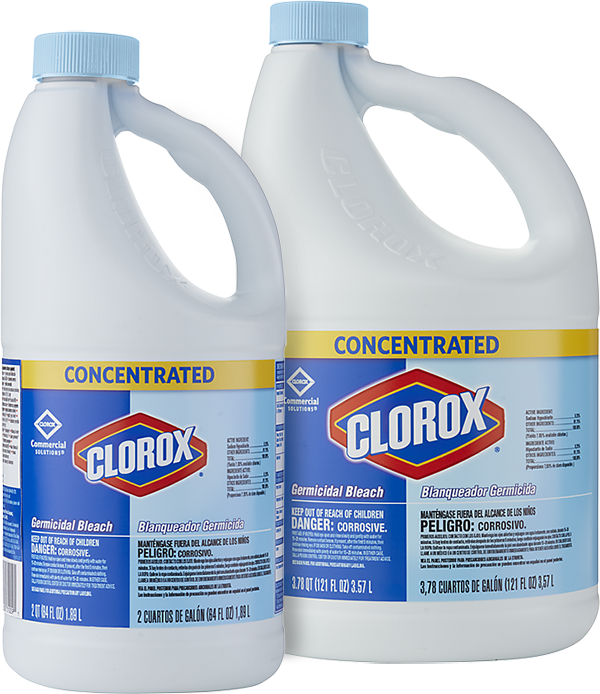 Clorox Concentrated Germicidal Bleach, Regular, 121oz (600x694), Png Download