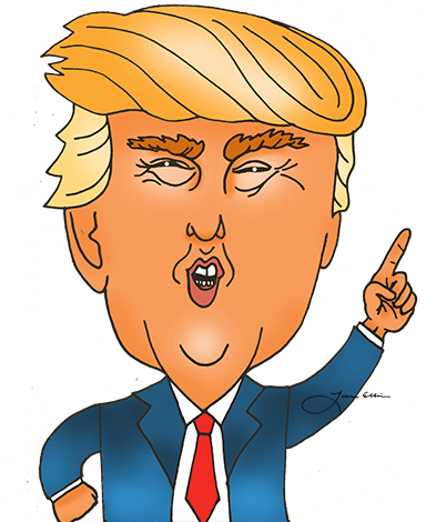 To President-elect Trump From A Mom - Trump Clipart (391x470), Png Download