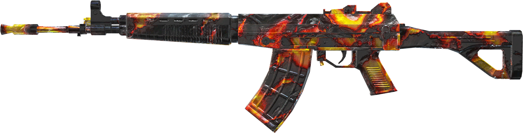 Qbz 03 Volcano - Cs Go Ak 47 Bloodsport Png (1920x1080), Png Download