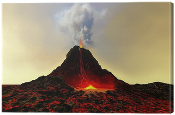 Active Volcano (400x400), Png Download