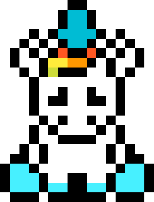 Unicornio - Pixel Art Mini Unicorn (1184x1184), Png Download