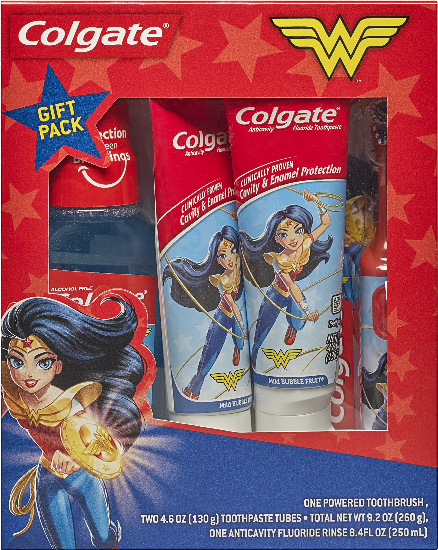 Colgate Kids Toothbrush, Toothpaste, Mouthwash Gift (1800x1800), Png Download