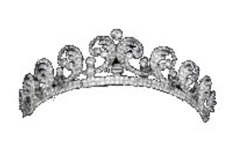 Vintage Style Kate Replica Tiara Tt034 Wedding Tiara - Kate Middleton Tiara Replica (467x426), Png Download