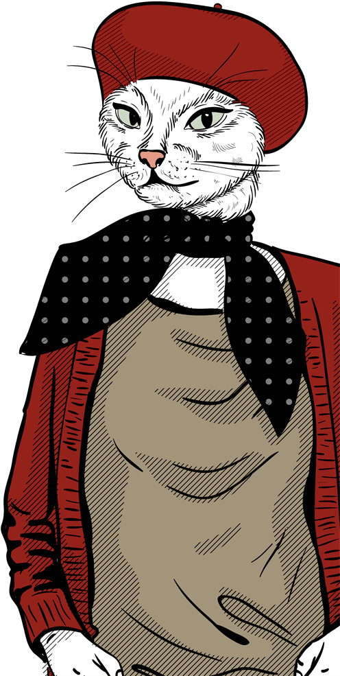 Contact Us - Cat (511x1000), Png Download