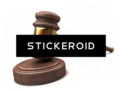 Gavel Objects - Judge (490x373), Png Download