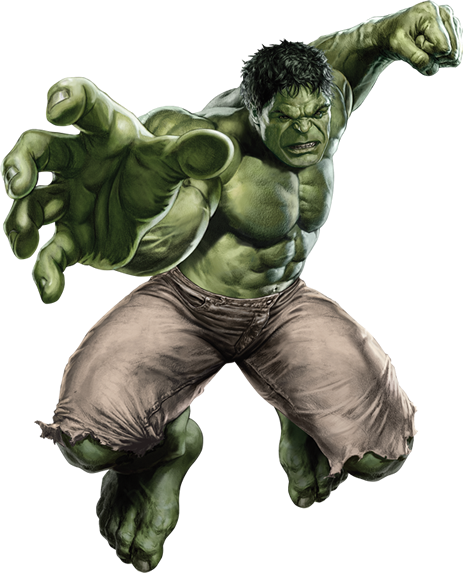 Hulk - Incredible Hulk Wall Crack V001 Magic Window Wall Sticker (463x573), Png Download