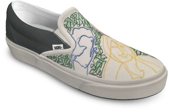Black Shoes Png Vans Asia Custom Culture Petition - Slip-on Shoe (800x800), Png Download