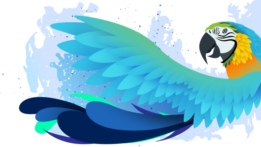 Tropical Parrot Png Clipart Macaw Parrot Tropics - Parrot (900x506), Png Download