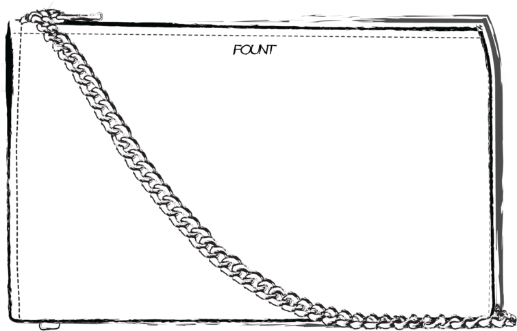 D Finleycrossbody Chain - Chainline (1000x1000), Png Download