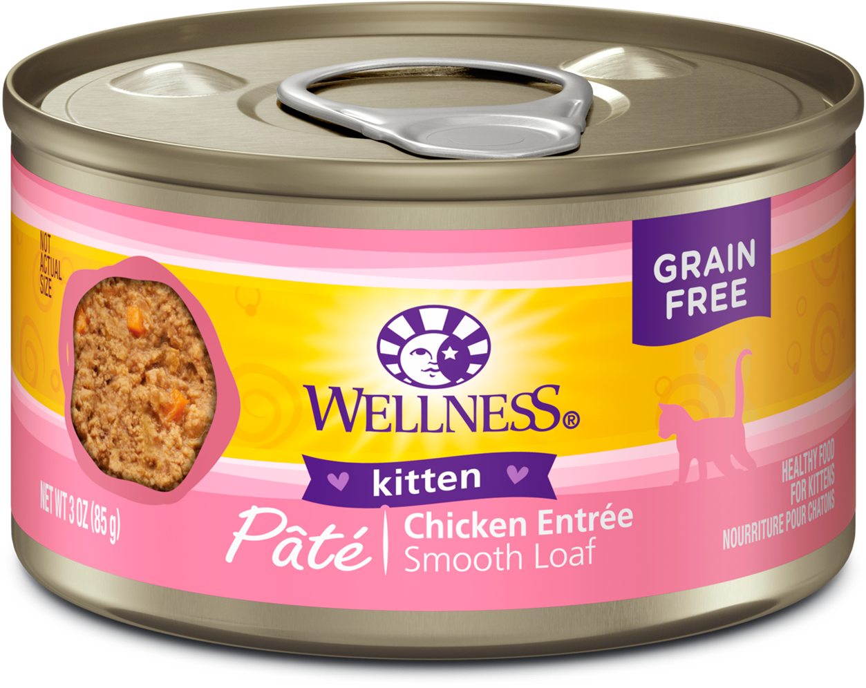 Kitten Pate - Wellness Kitten Canned Food (2000x2000), Png Download
