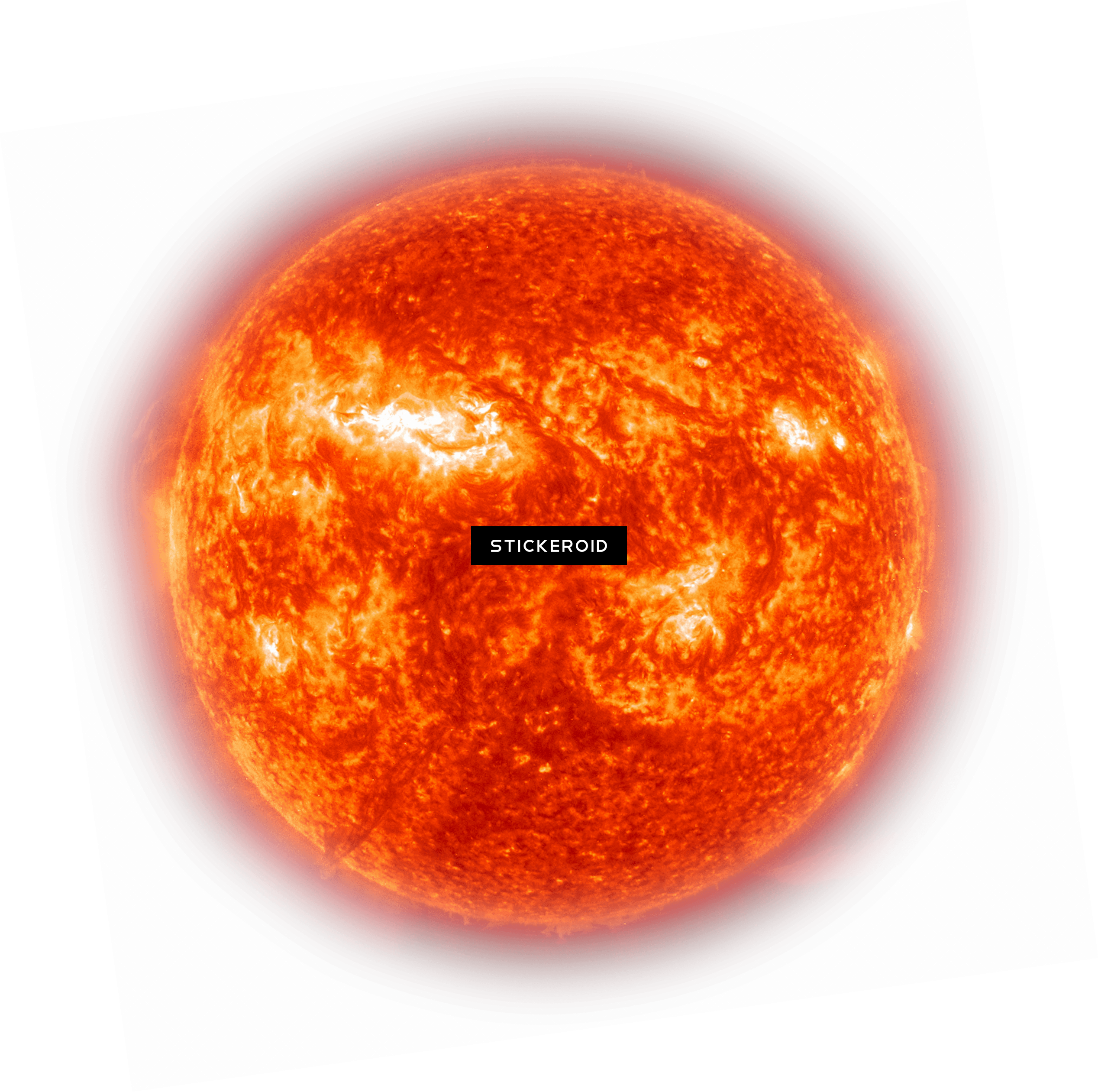 Real Sun Nature - Sun In Solar System Png (2536x2521), Png Download