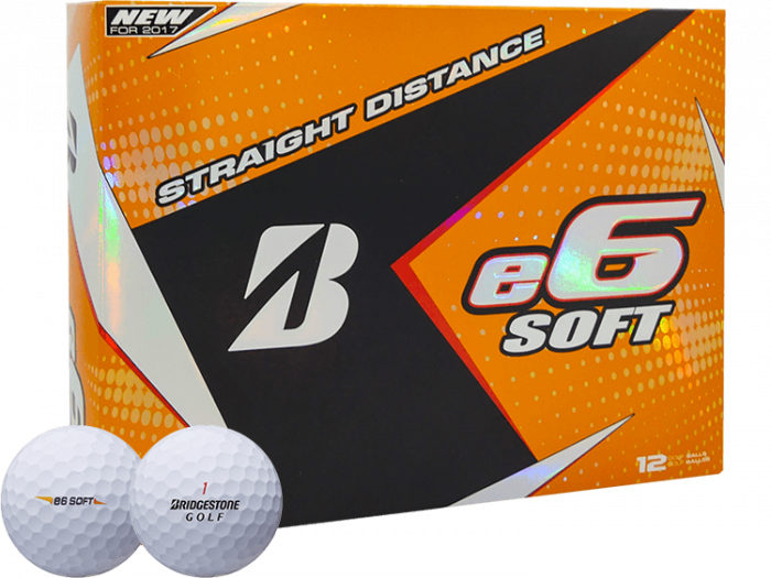 Bridgestone 2017 E6 Soft Golf Ball - Bridgestone E6 Soft Golf Balls (700x525), Png Download