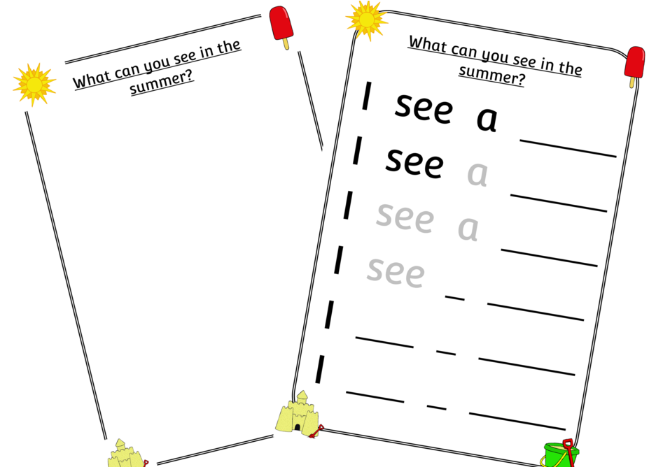 Printable Writing Paper, Free Writing Paper, Free Printable - Early Years Foundation Stage (1000x667), Png Download