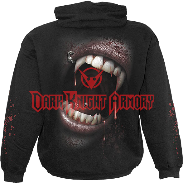 Goth Fangs, Gothic Fantasy Metal Vampieren Mannen T-shirt (600x600), Png Download