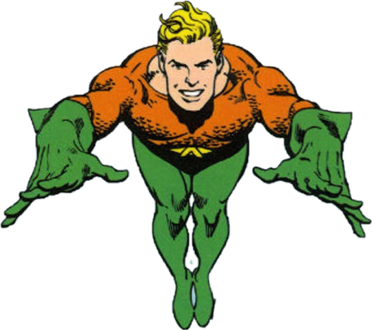 Aquaman By Peter David (540x480), Png Download