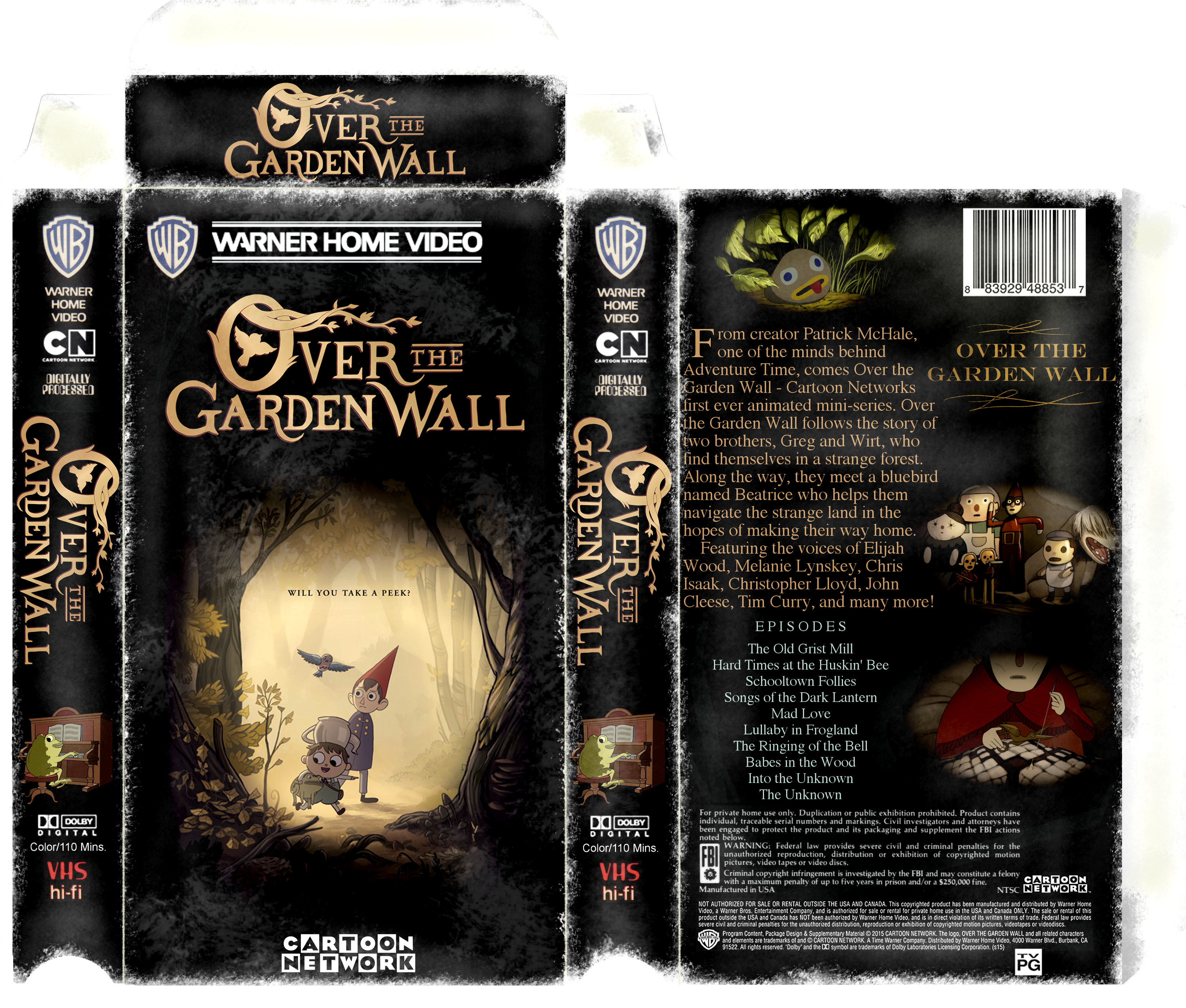 Inspired By An Earlier Post, I Made This Retro Vhs - Over The Garden Wall Ongoing #5 [book] (3910x3671), Png Download