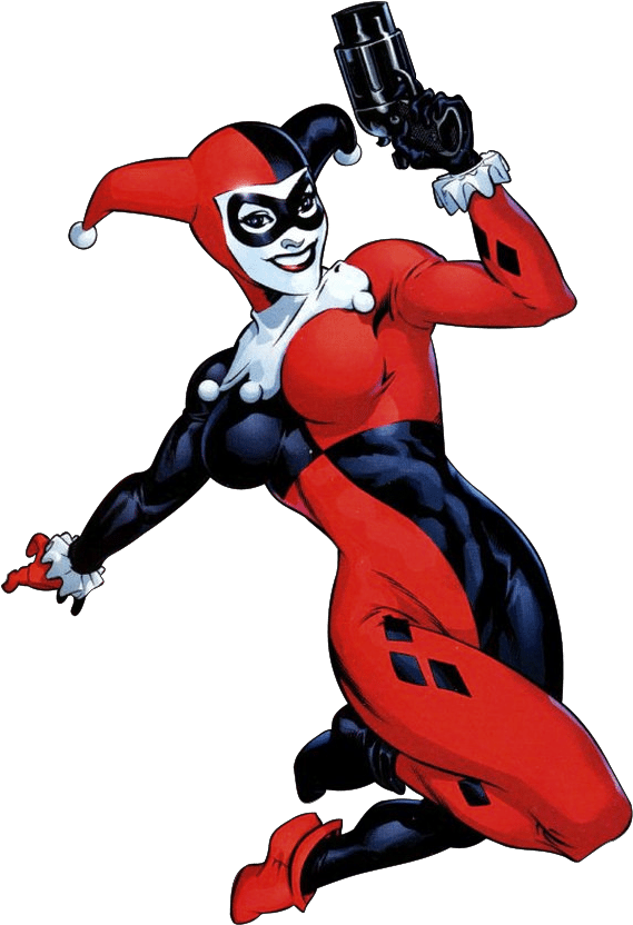 Voc 234 Sabia Que Arlequina Foi Inspirada Em Um Pessoa - Harley Quinn Desenho Png (717x880), Png Download