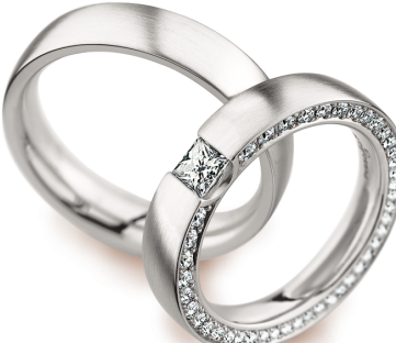 Wedding Ring - Silver Wedding Ring .png (360x360), Png Download