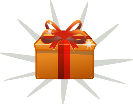 Animated Gift Box Clip Art - Surprise Clipart (463x360), Png Download