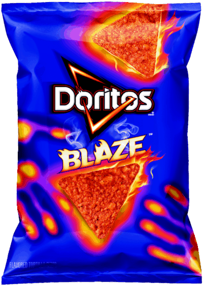 00 For Doritos® Tortilla Chips - Doritos Blaze (454x600), Png Download