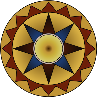 This Free Icons Png Design Of Colorful Compass Rose - Compass Rose (1697x2400), Png Download