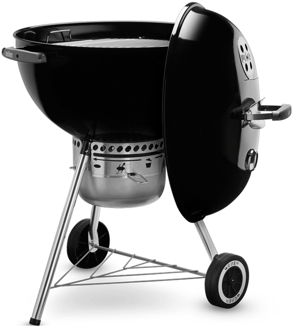 Weber Kettle Premium - Weber Original Kettle Premium 22 Grill (750x713), Png Download