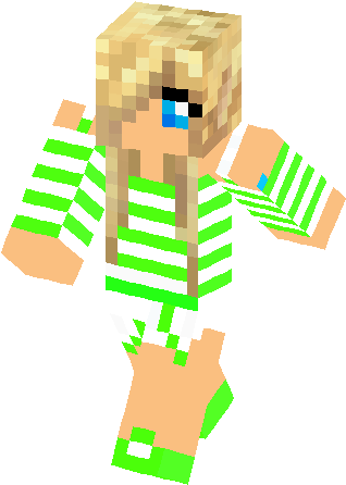 Sexy Girl Skin - Minecraft (317x453), Png Download