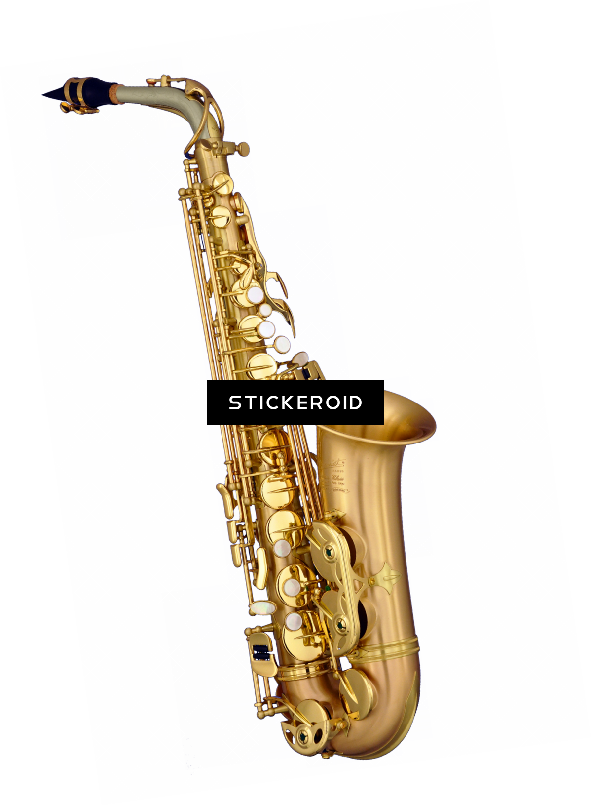 Trumpet And Saxophone (1198x1630), Png Download