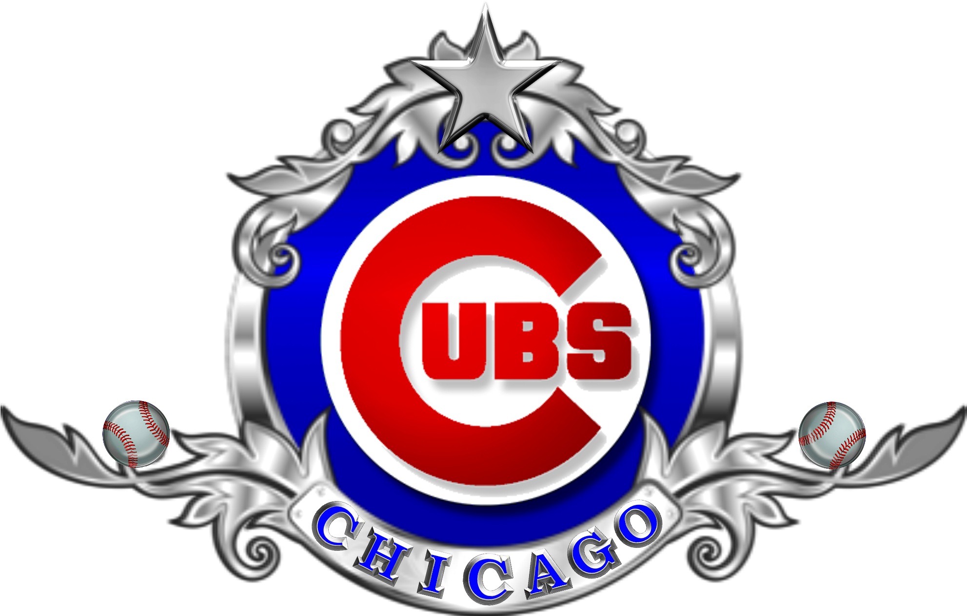 Chicago Cubs Logo, Chicago Cubs Baseball, Cubs Fan - Chicago Cubs Vs White Sox (2000x1500), Png Download