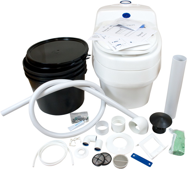 Urine Diverting Toilet Villa - Lid (700x627), Png Download