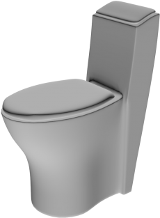 Toilet - Toilet 3d Png (620x348), Png Download