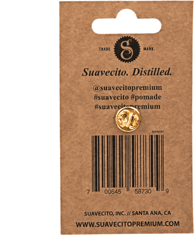 Barber Pole Gold Pin - Arrowhead Skull Gold Pin By Suavecito (1000x800), Png Download