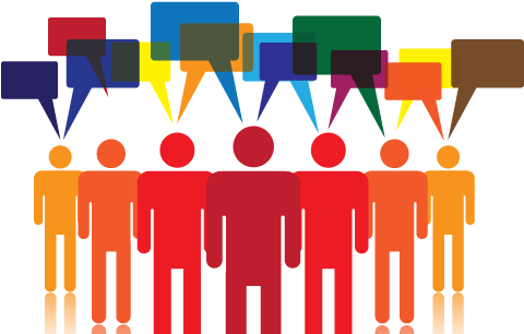 People Talking Png Download - Voice Of The Customer Logo (500x334), Png Download