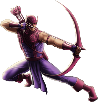 Hawkeye Classic Ios - Marvel Avengers Alliance Hawkeye Classic (344x357), Png Download