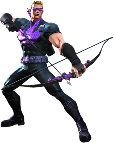 Hawkeye Clipart Bow - Hawkeye Contest Of Champions (381x479), Png Download