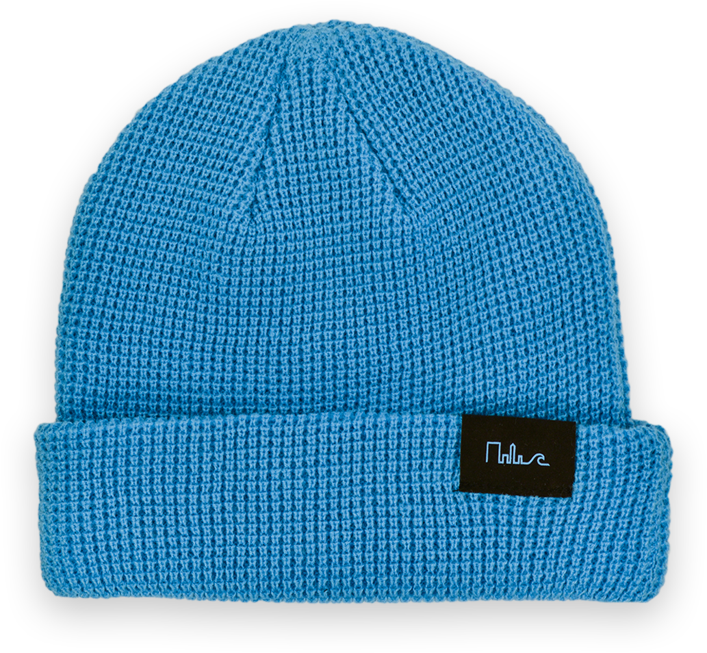 Nysea Beanies 0006 Foldup Blue - Beanie (1200x1488), Png Download
