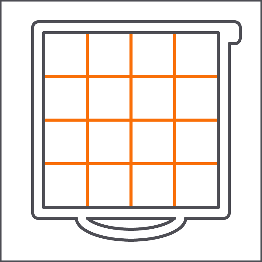 Abs - Jeld-wen 47.5 In. X 35.5 In. V-4500 Series Right-hand (864x864), Png Download
