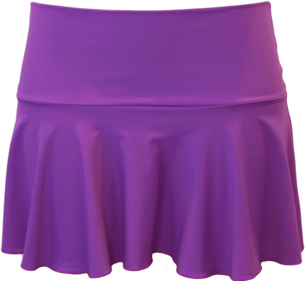 Ruffle Skirt - Purple - Final Sale - Dm Fashion - Miniskirt (1025x950), Png Download