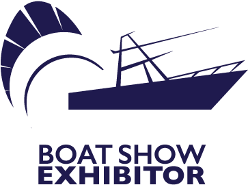 Stuart Boat Show Exhibitor Logo Navy And White With - Stuart Boat Show (400x400), Png Download