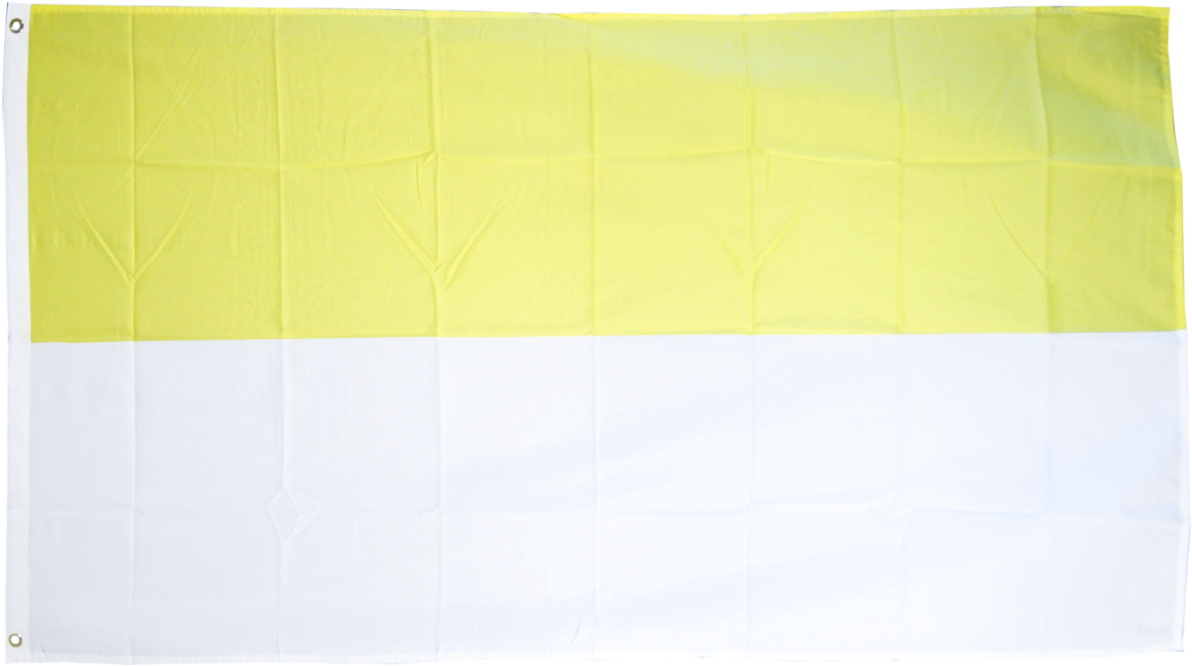 Stripe Yellow-white Flag (1500x998), Png Download