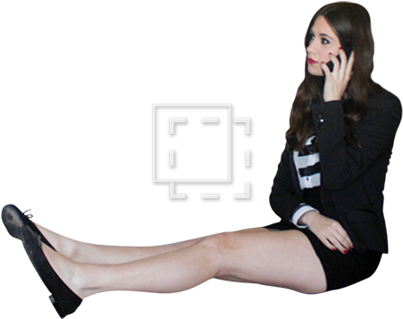 Parent Category - Mujer Sentada Piso Png (450x450), Png Download