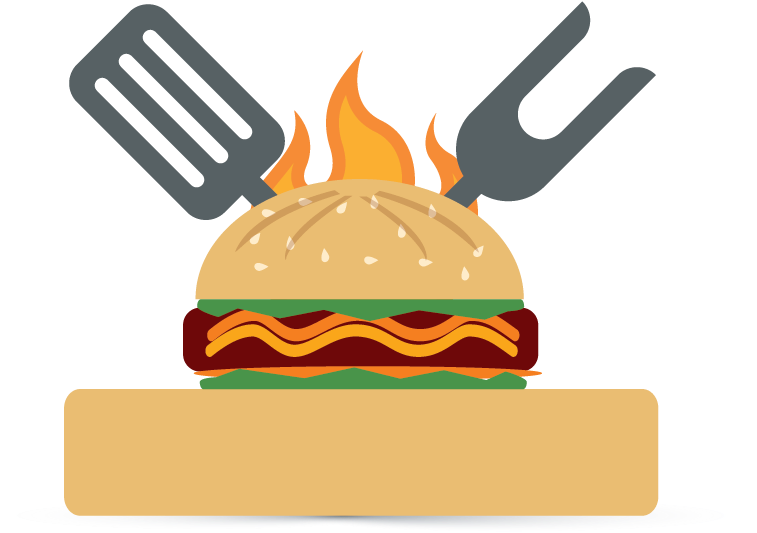 Burger Bakar Masjid Tanah (756x599), Png Download