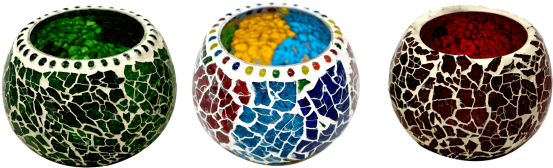 Cracked Glass Tealight Candle Holder 3 Inches - Tealight (600x600), Png Download