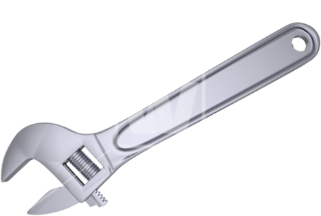 Tool - Transparent Wrench (541x360), Png Download