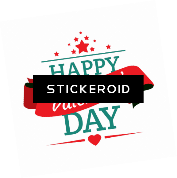 Happy Valentines Day Holidays - Valentine's Day (577x578), Png Download