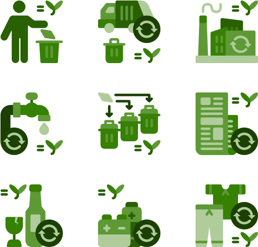 Recycling - Waste (600x564), Png Download