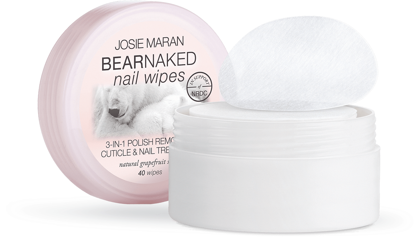 Bear Naked Nail Wipes - Josie Maran Bear Naked Nail Wipes (40 Nail Wips, Grapefruit) (2048x2048), Png Download